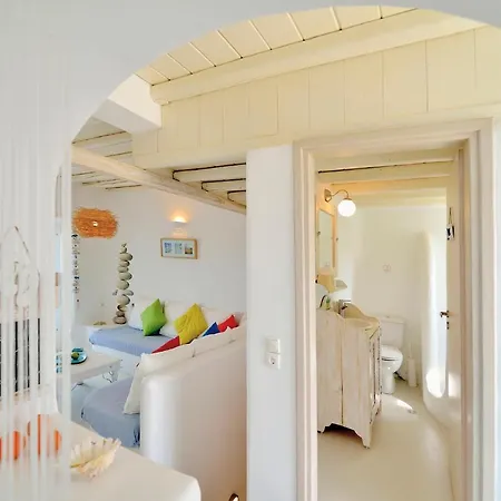 Princess 1 4bed With Pool Panormos 别墅 帕诺尔莫斯米科诺斯